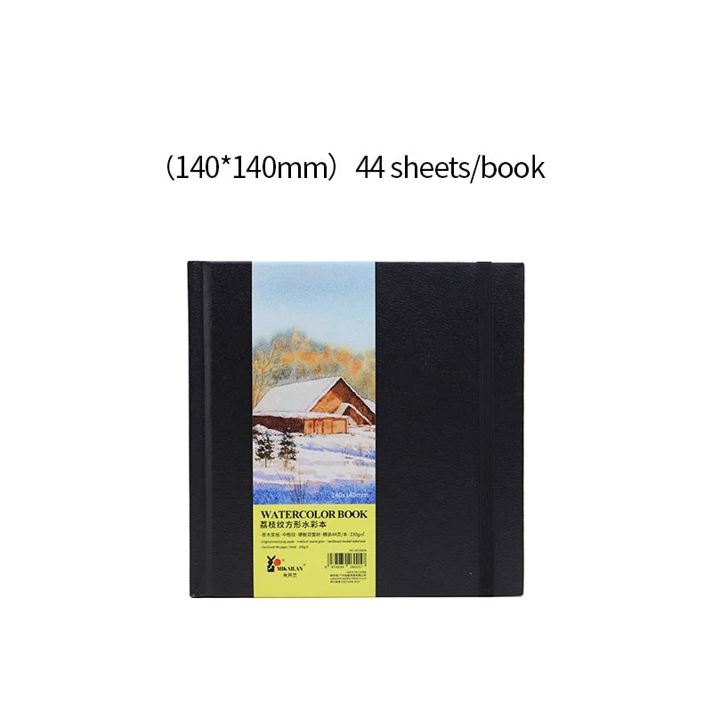 Carnet Aquarelle Carré - Grain Moyen (230g)