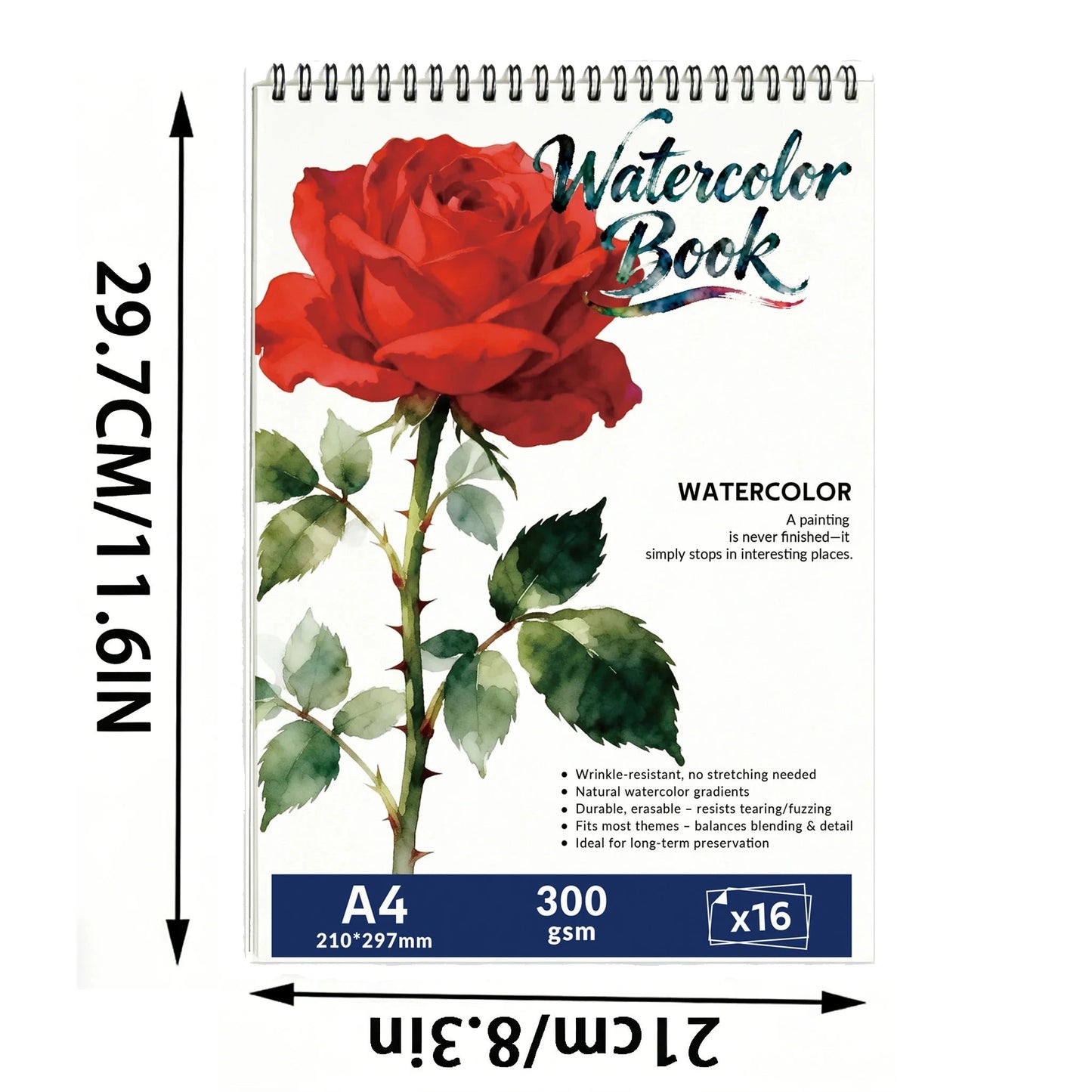 Carnet Aquarelle Premium - Papier 300g