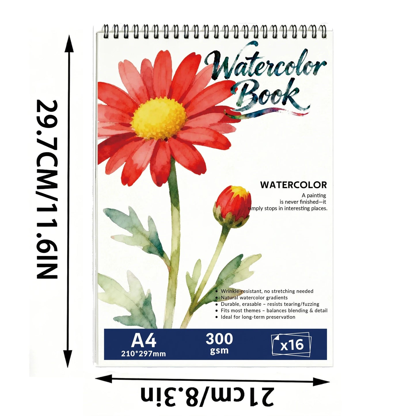 Carnet Aquarelle Premium - Papier 300g