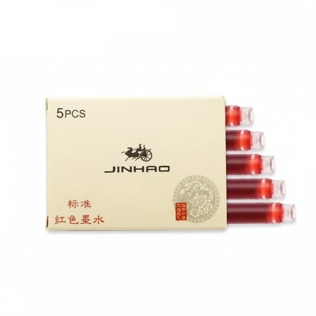 Cartouches d'Encre Colorées Jinhao (Lot de 5 ou 10)