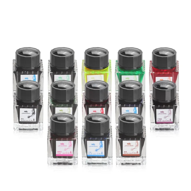 Flacon d'Encre pour Stylo Plume & Calligraphie – Jinhao (30 ml)