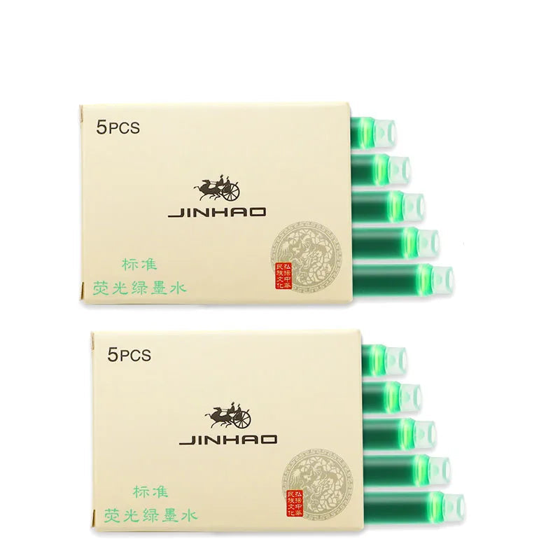Cartouches d'Encre Colorées Jinhao (Lot de 5 ou 10)