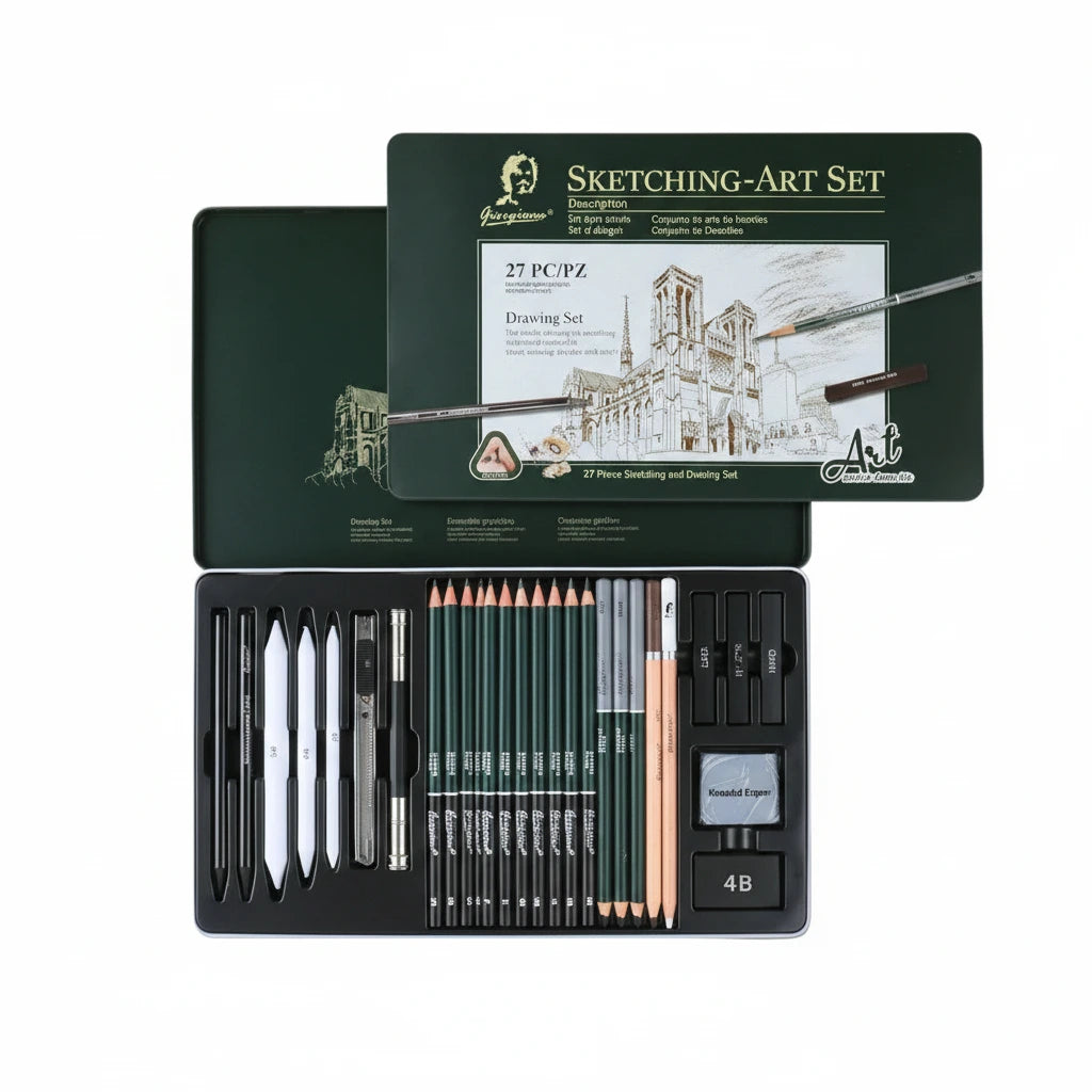 Coffret de Crayons Graphite Professionnels "Fini Mat"