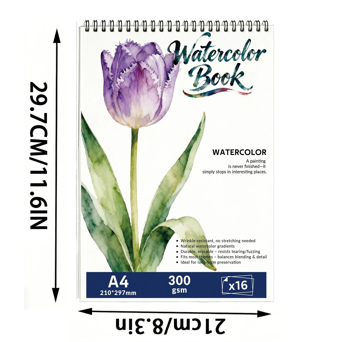 Carnet Aquarelle Premium - Papier 300g