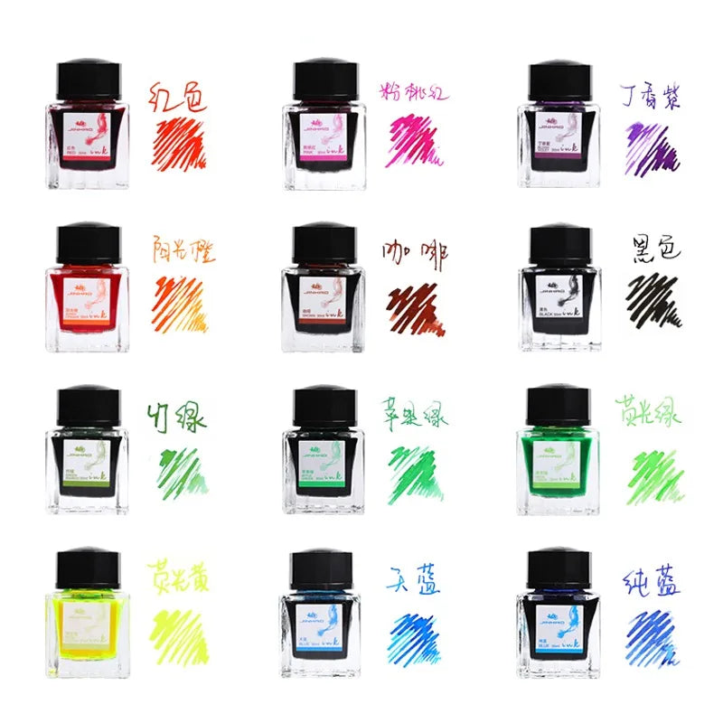 Flacon d'Encre pour Stylo Plume & Calligraphie – Jinhao (30 ml)