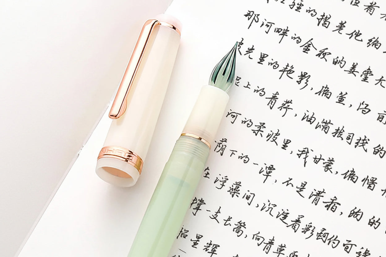 Plume en Verre Amovible pour Stylo Plume Jinhao 82 – Embout Calligraphie