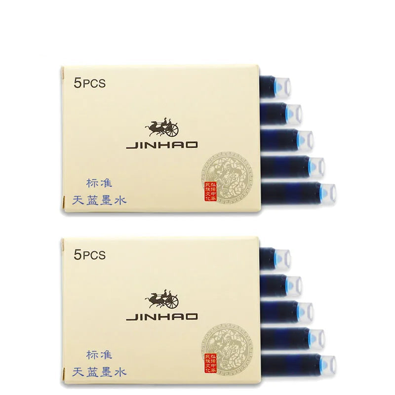 Cartouches d'Encre Colorées Jinhao (Lot de 5 ou 10)