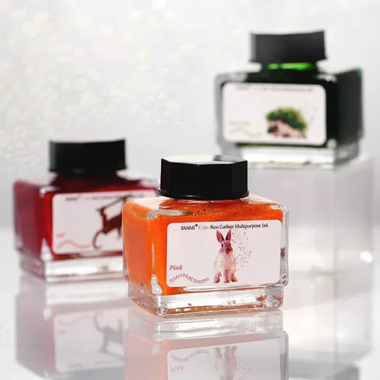 Encre Calligraphie & Écriture Scintillante (18 ml) - Poudre d'Or & Pigments Réflecteurs