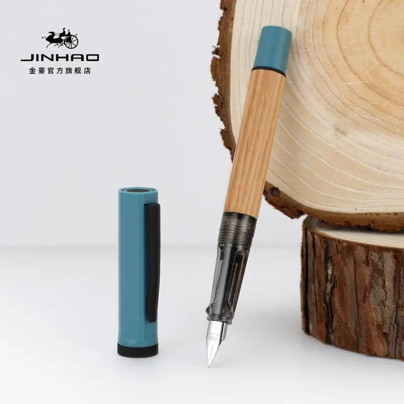 Stylo Plume d'Écriture & Calligraphie en Bois "Origami" – Jinhao 58
