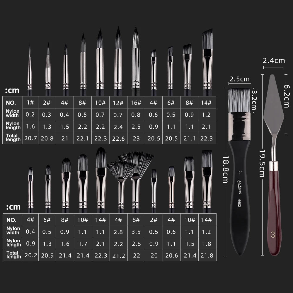 Mallette d'Artiste Premium – Set de 25 Pièces avec Trousse de Transport en Toile