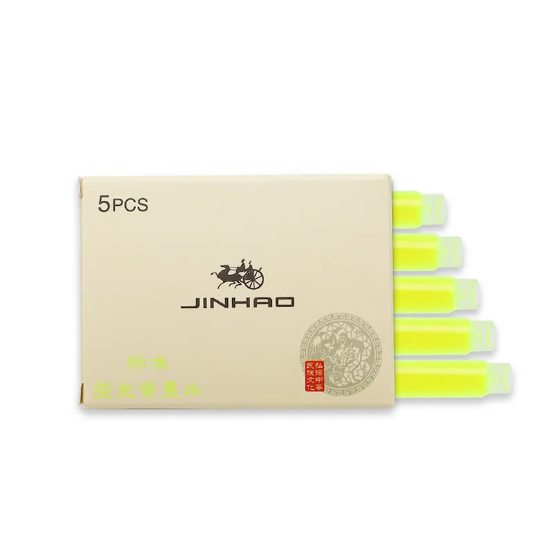 Cartouches d'Encre Colorées Jinhao (Lot de 5 ou 10)