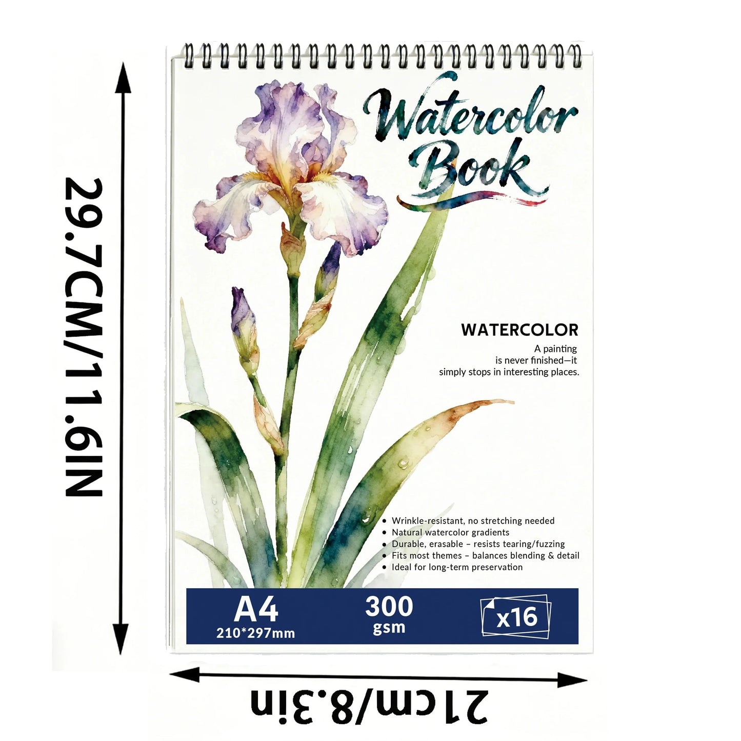 Carnet Aquarelle Premium - Papier 300g