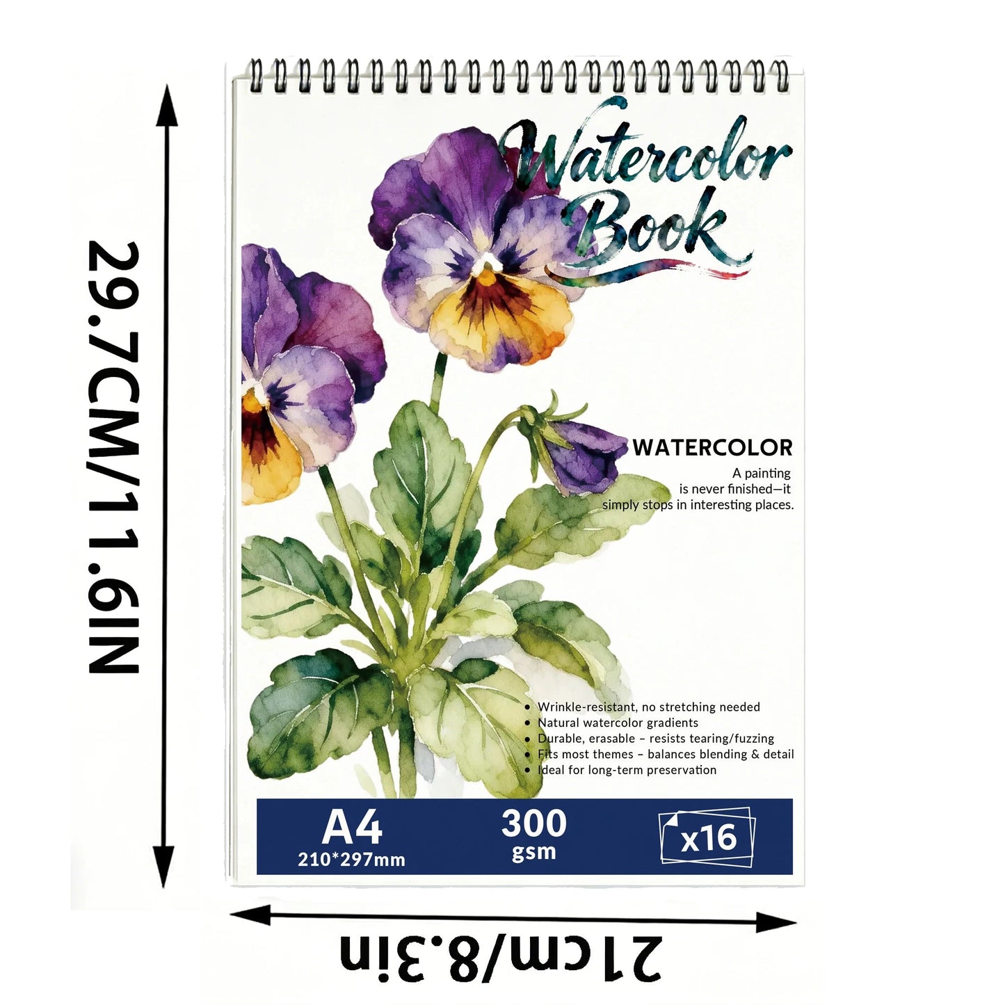Carnet Aquarelle Premium - Papier 300g