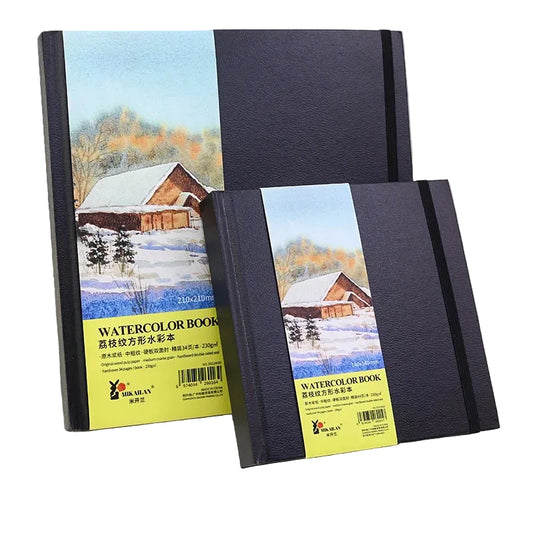 Carnet Aquarelle Carré - Grain Moyen (230g)