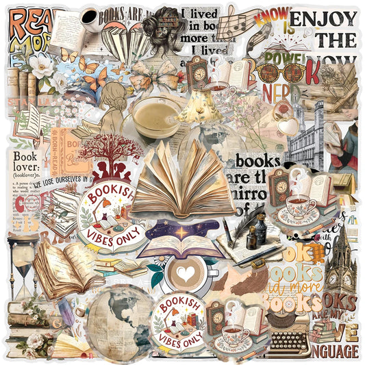 Stickers Transparents "Amour des Livres"