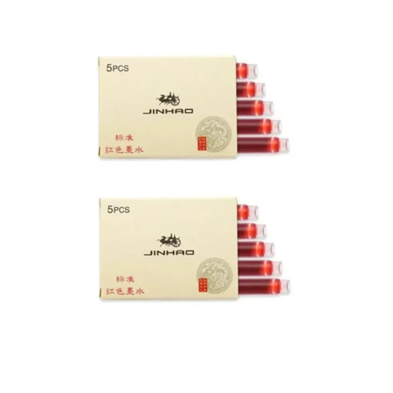 Cartouches d'Encre Colorées Jinhao (Lot de 5 ou 10)