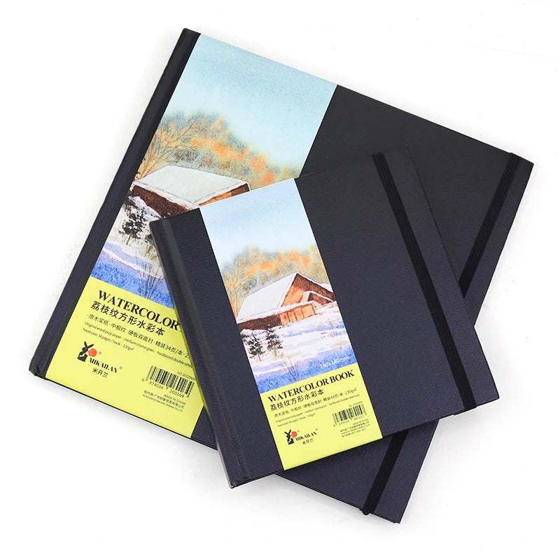 Carnet Aquarelle Carré - Grain Moyen (230g)