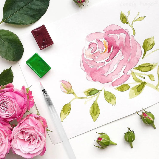 Le Set de Stylos Pinceaux Rechargeables - Aquarelle & Calligraphie Nomade