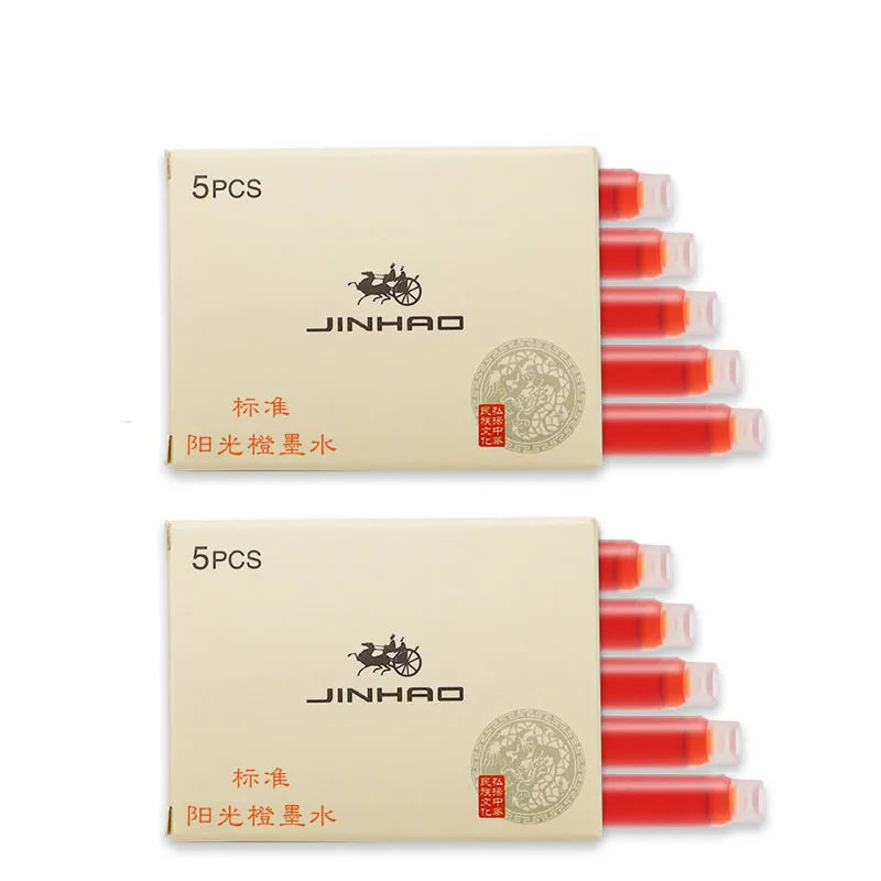 Cartouches d'Encre Colorées Jinhao (Lot de 5 ou 10)