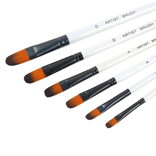 Pinceau Langue de Chat Filbert pour Aquarelle & Acrylique – Bomeijia