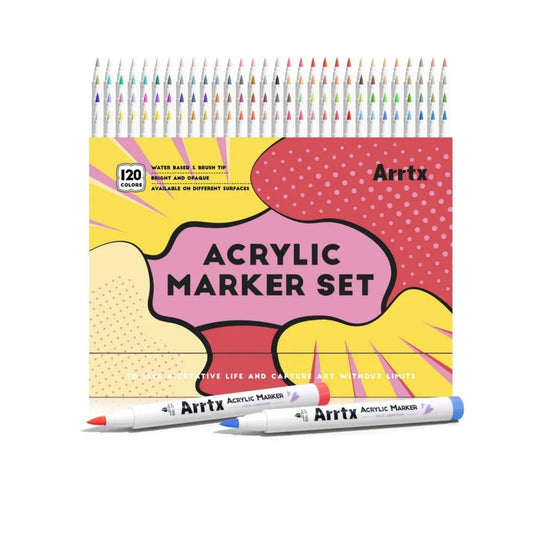 Marqueurs Peinture Acrylique ARRTX – Pointes Pinceaux (Multi-supports)